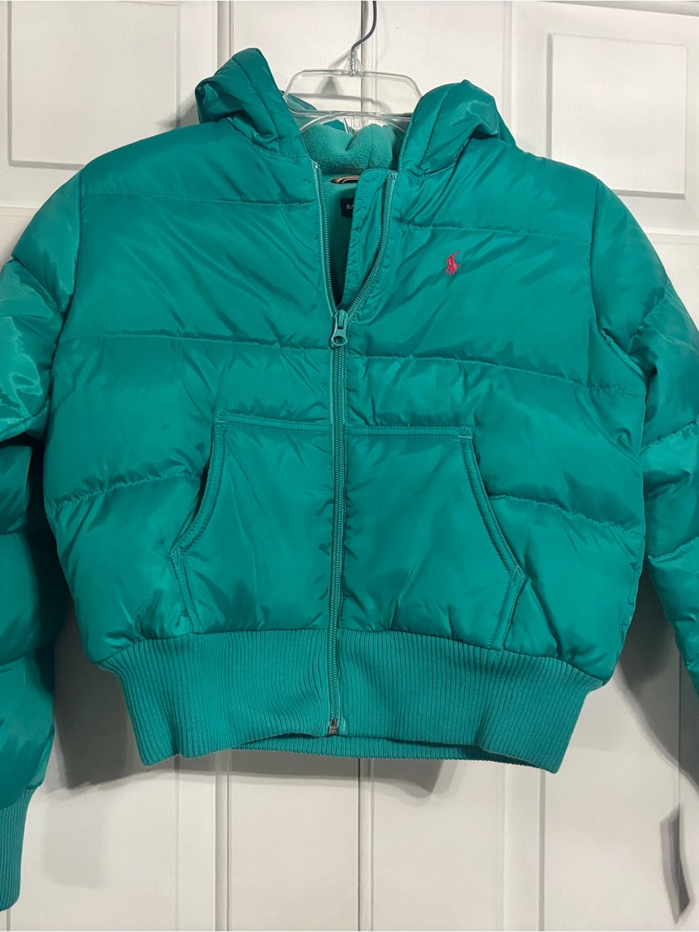 Ralph Lauren Teal Hooded Kids Puffer Jacket - NWT - multiple sizes